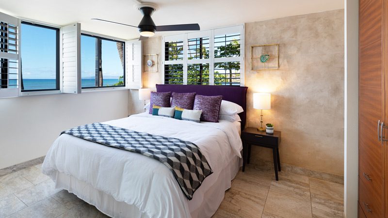 Beach house bedroom